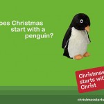 Christmas starts with a penguin